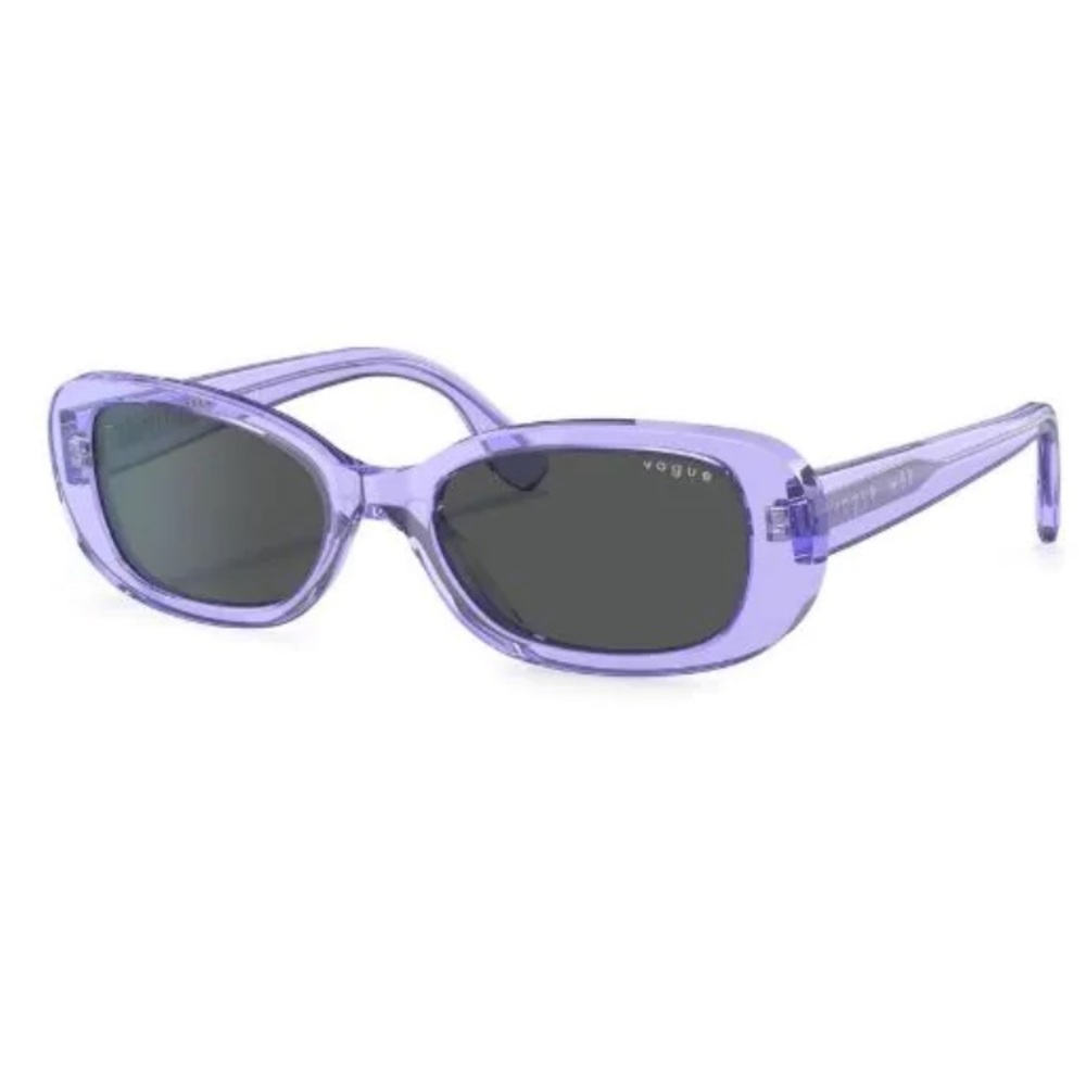 Vogue Eyewear purple transparent frame sunglasses